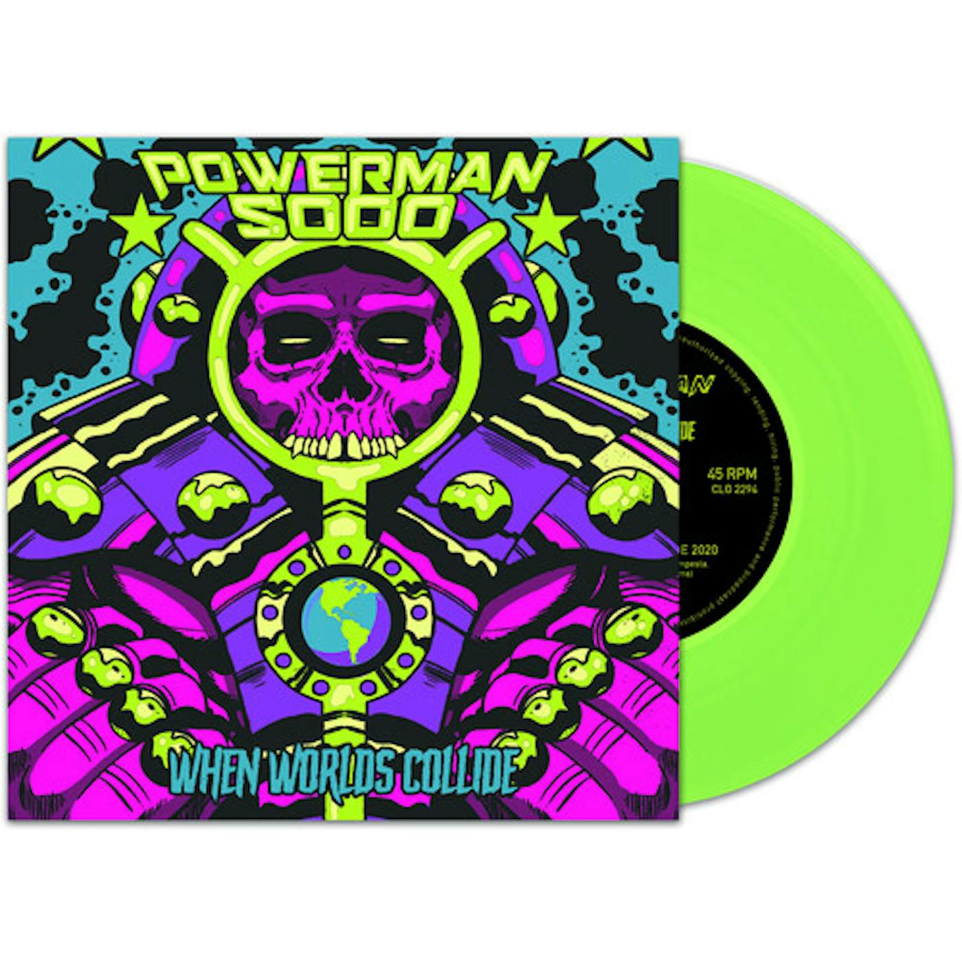 Powerman 5000 WHEN WORLDS COLLIDE Vinyl Record