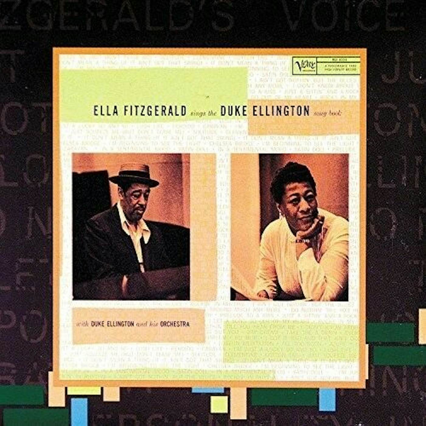 Ella Fitzgerald SINGS THE DUKE ELLINGTON SONGBOOK Vinyl Record