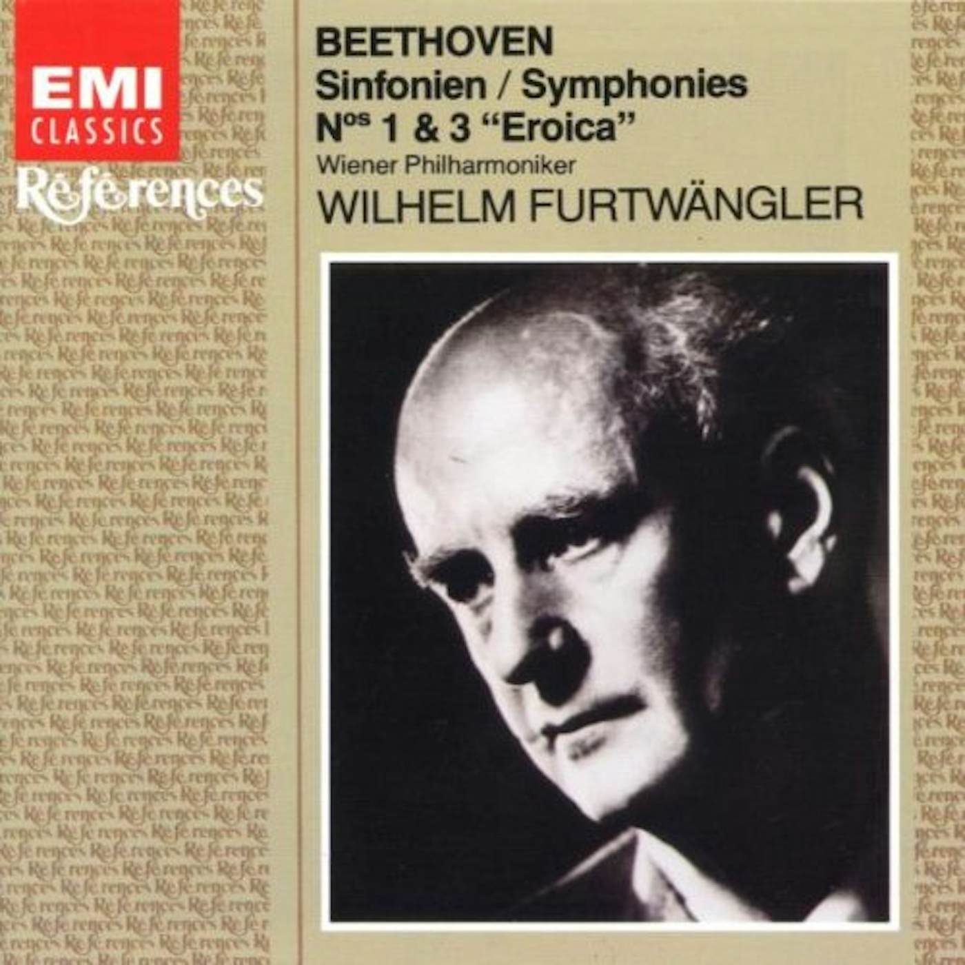 Wilhelm Furtwängler BEETHOVEN: SYMPHONIES NOS. 1 & 3 'EROICA' (1952) Vinyl Record