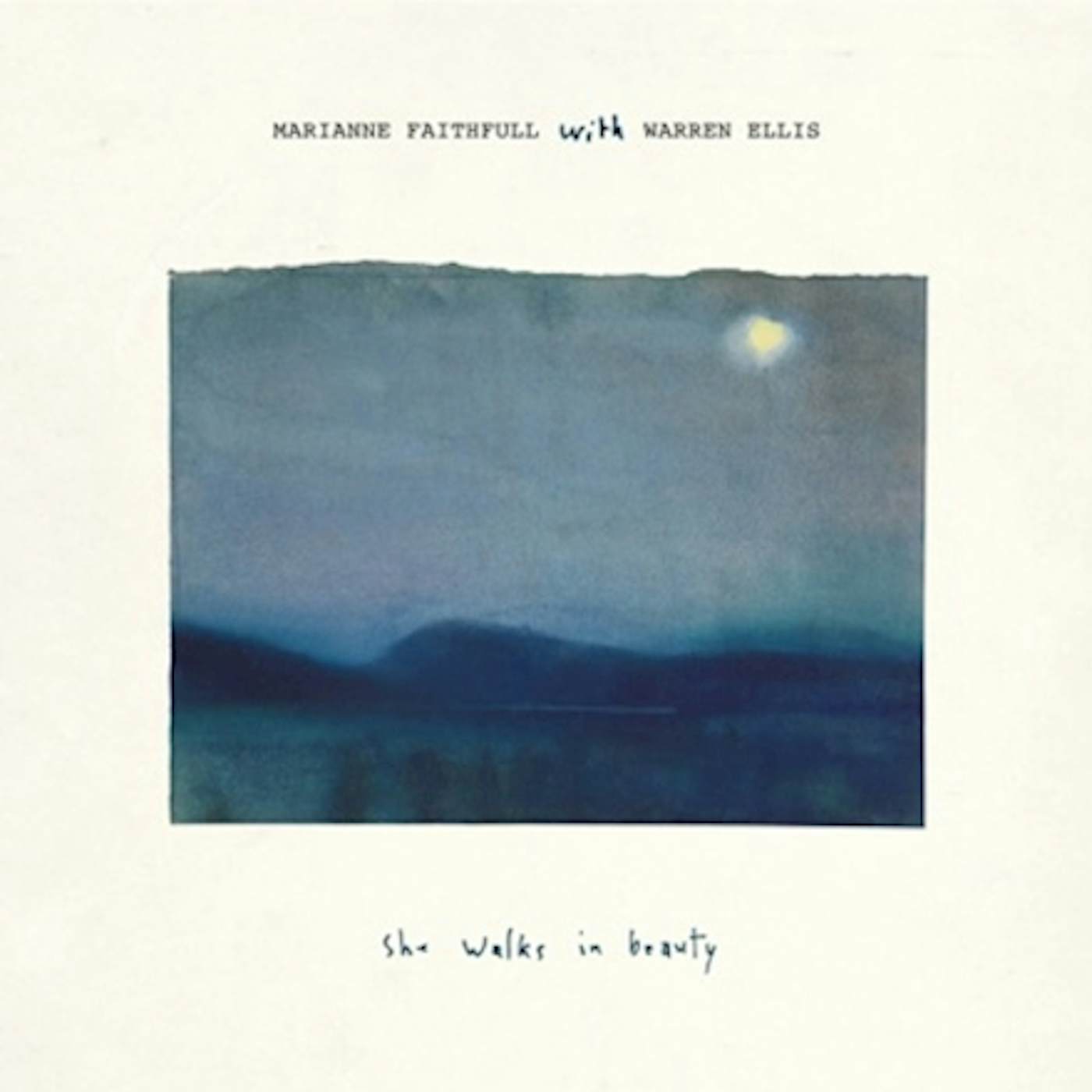 Marianne Faithfull She Walks in Beauty (with Warren Ellis) Vinyl Record