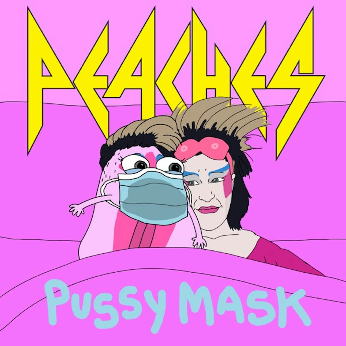 Peaches Pussy Mask Vinyl Record