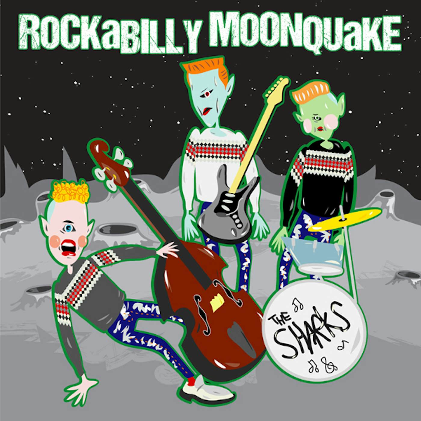 Sharks ROCKABILLY MOONQUAKE Vinyl Record