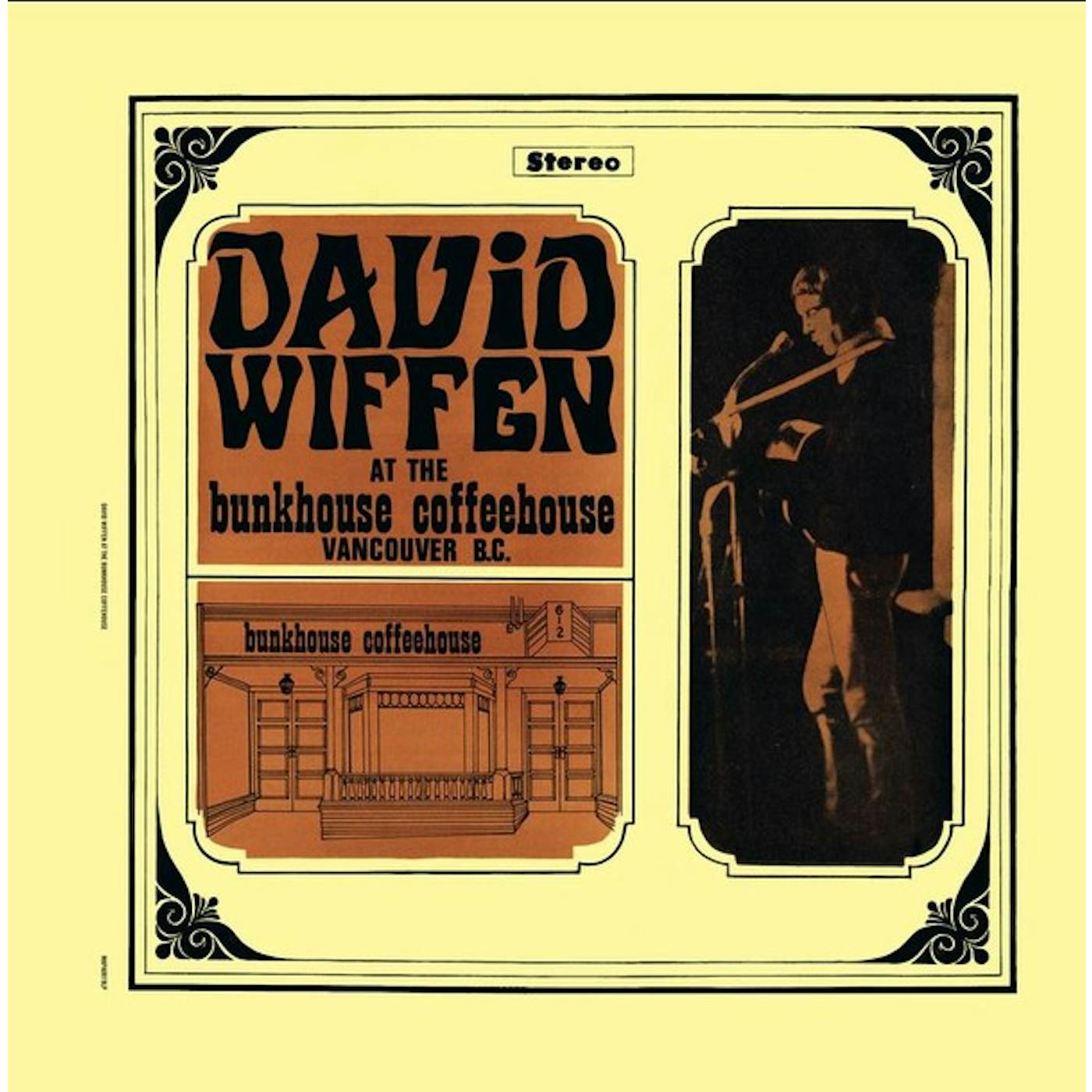 David Wiffen LIVE AT THE BUNKHOUSE Vinyl Record