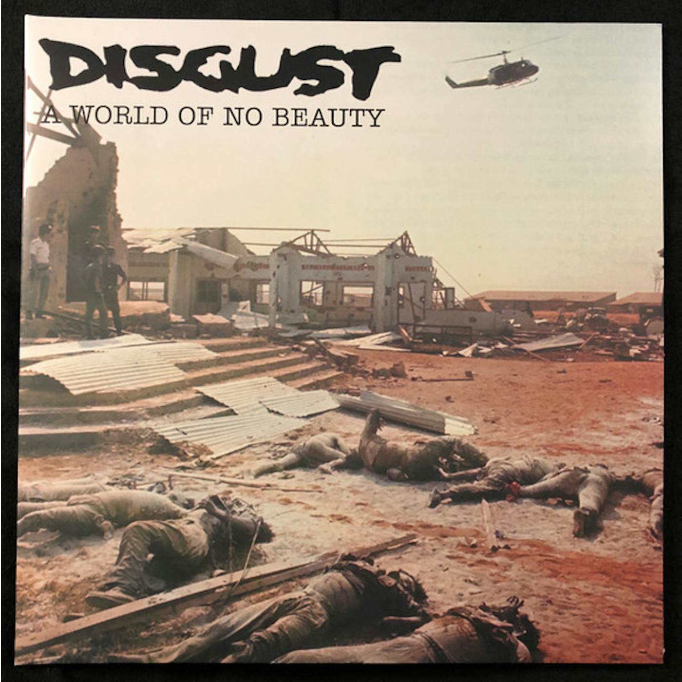 Disgust WORLD OF NO BEAUTY + THROWN INTO OBLIVION Vinyl Record