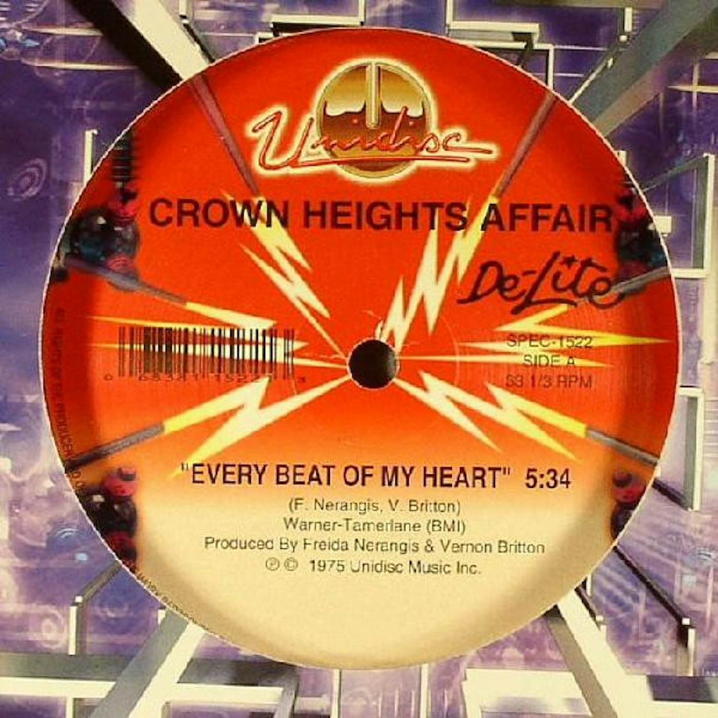 Crown Heights Affair EVERY BEAT OF MY HEART / SAY A PRAYER FOR TWO Vinyl Record
