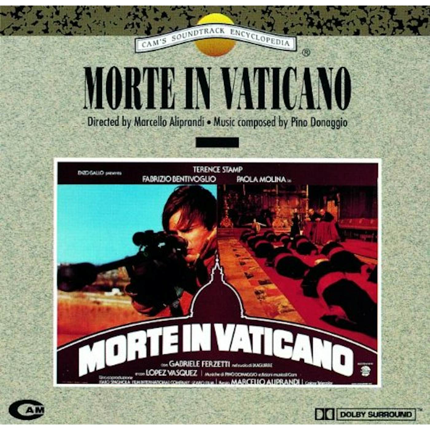 Pino Donaggio MORTE IN VATICANO / Original Soundtrack CD