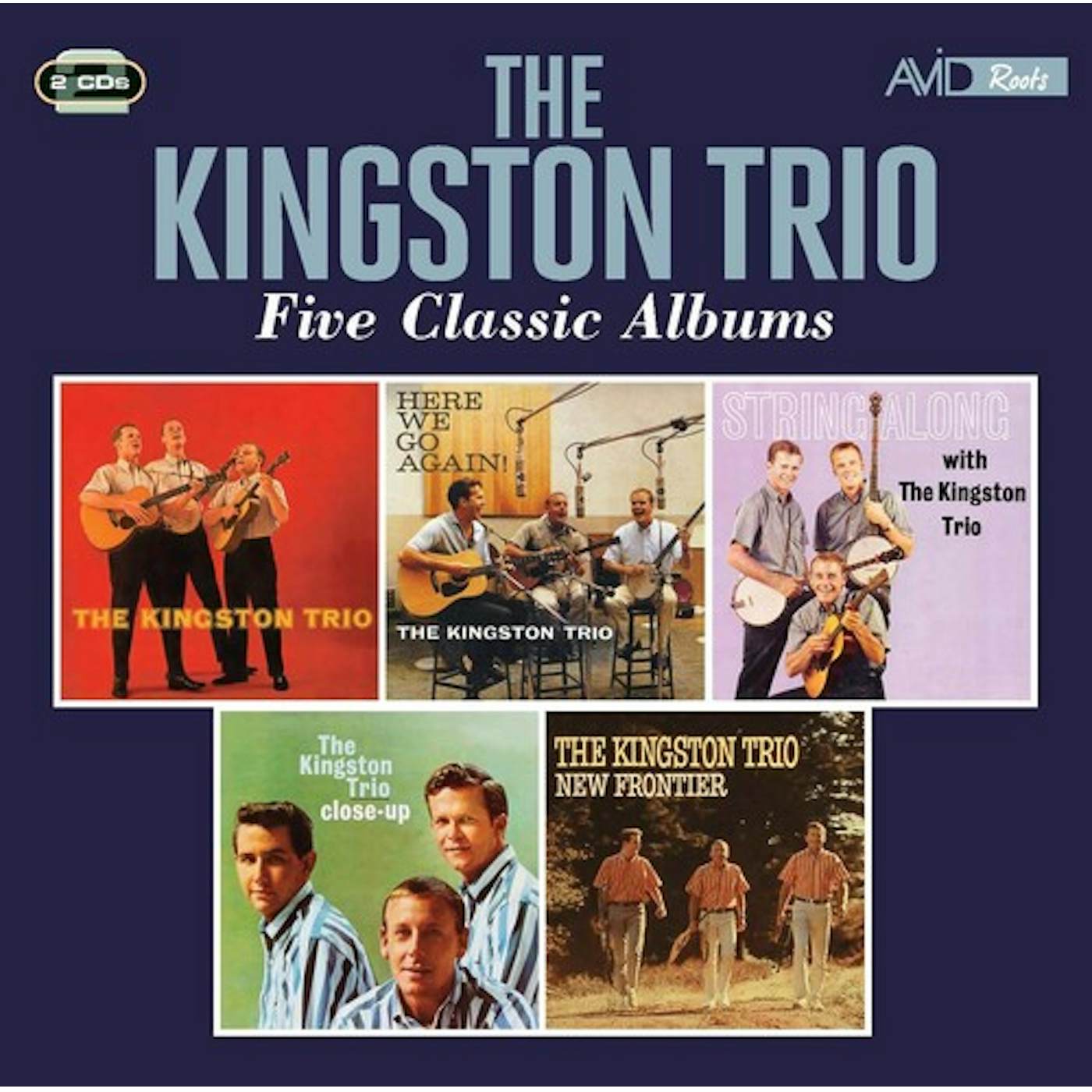 The Kingston Trio / HERE WE GO AGAIN / STRING ALONG / CLOSE UP / NEW FRONTIER (2CD) CD
