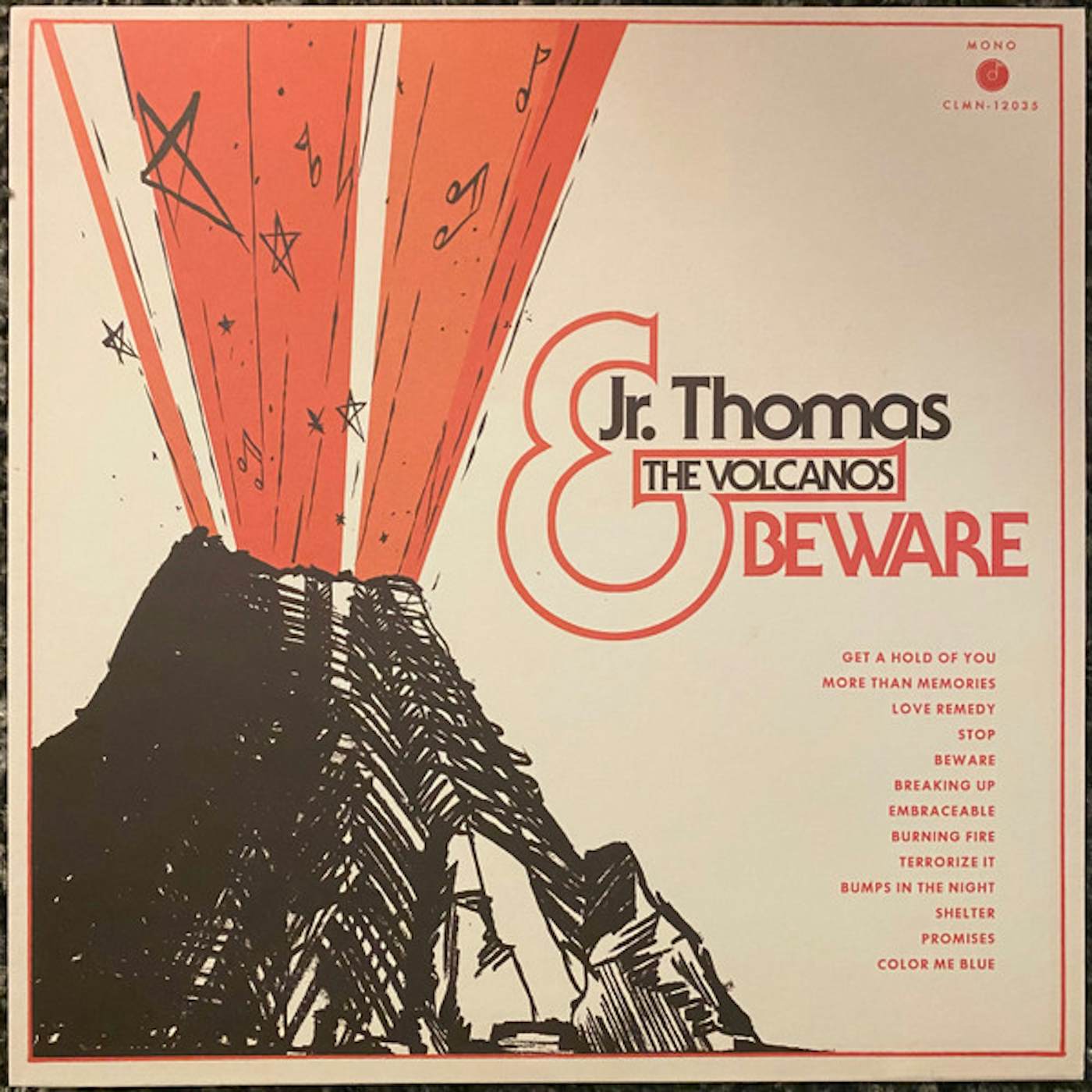 Jr Thomas & The Volcanos Beware Vinyl Record