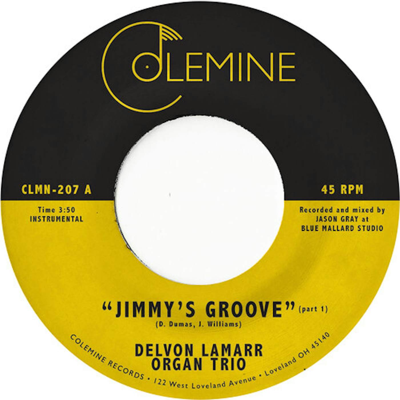 Delvon Lamarr Organ Trio Jimmy's Groove Vinyl Record