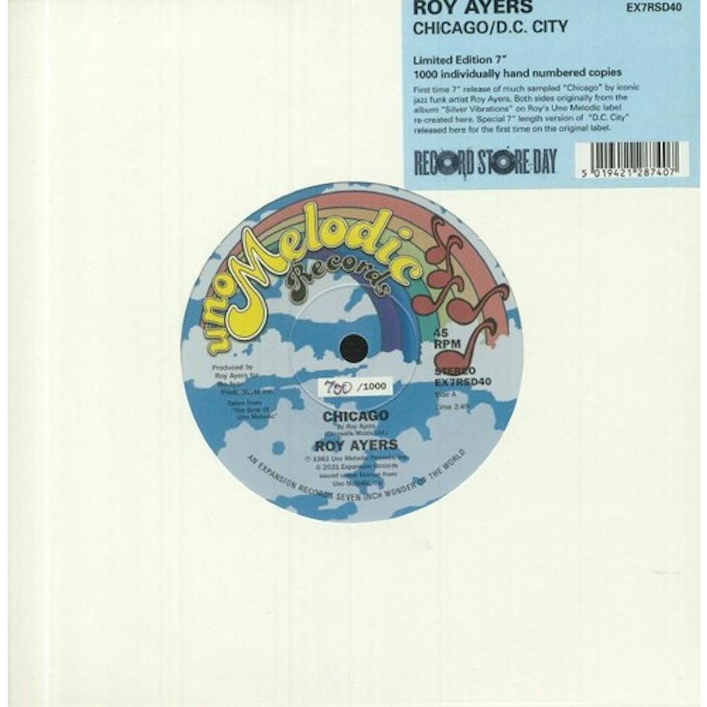 Roy Ayers CHICAGO / D.C. CITY Vinyl Record