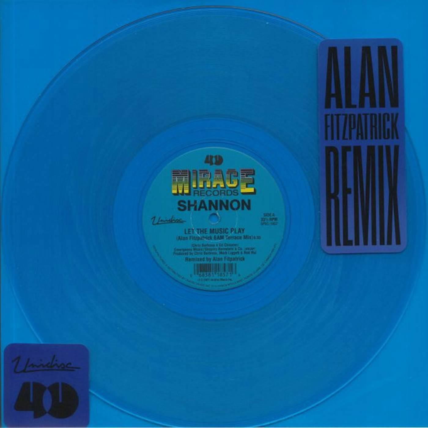 Let the Music Play (Alan Fitzpatrick Remix) Vinyl Record