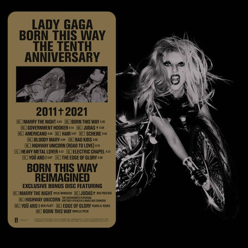 Lady Gaga BORN THIS WAY THE TENTH ANNIVERSARY Vinyl Record