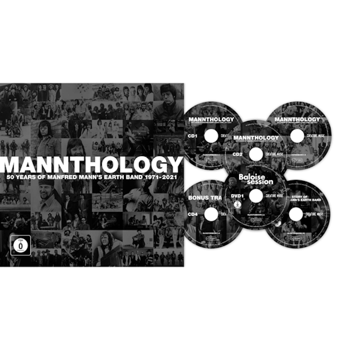 Manfred Mann's Earth Band MANNTHOLOGY (DELUXE/4CD/2DVD/BOOK) CD