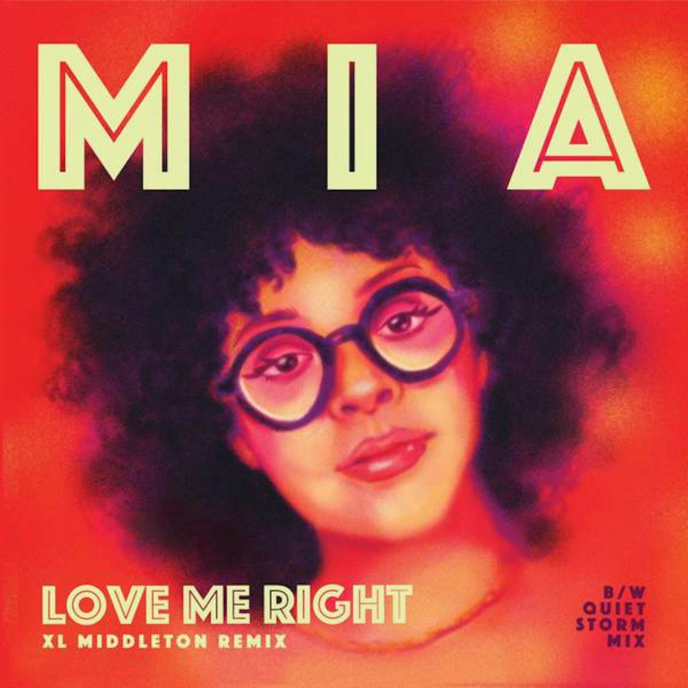 M.I.A. LOVE ME RIGHT (XL MIDDLETON REMIX) Vinyl Record