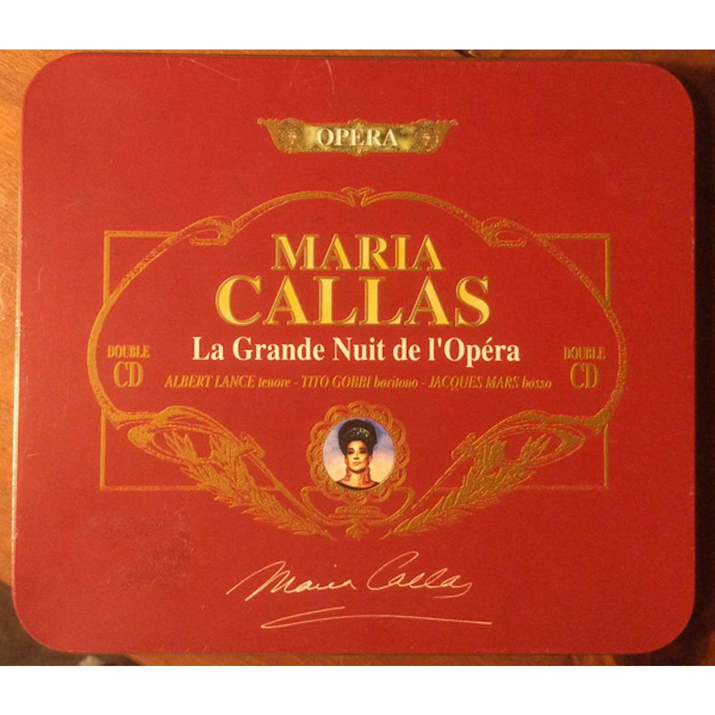 Maria Callas LA GRANDE NUIT DE L'OPERA (2LP) Vinyl Record