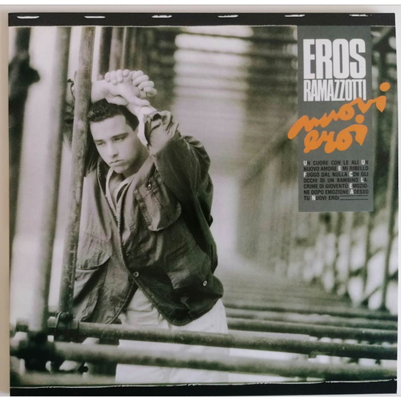 Eros Ramazzotti Nuovi Eroi Vinyl Record