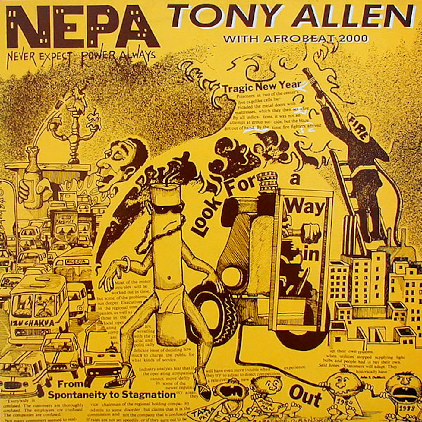 Tony Allen N.E.P.A. (Never Expect Power Always) Vinyl Record
