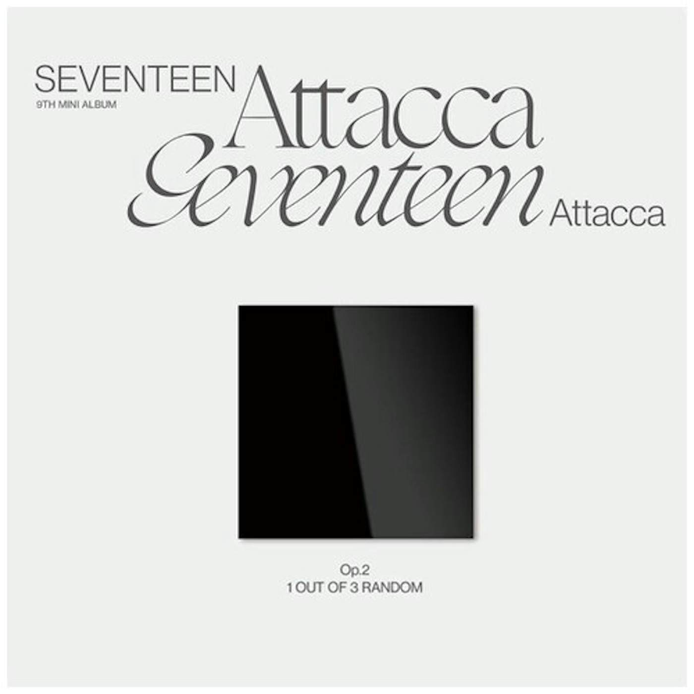 SEVENTEEN 9TH MINI ALBUM ATTACCA (OP.2) CD