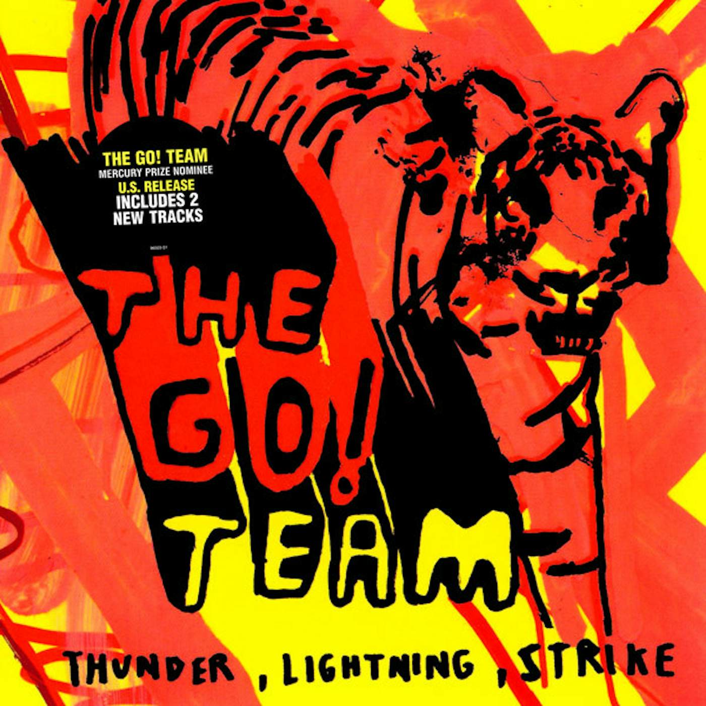 The Go! Team  THUNDER LIGHTNING STRIKE Vinyl Record