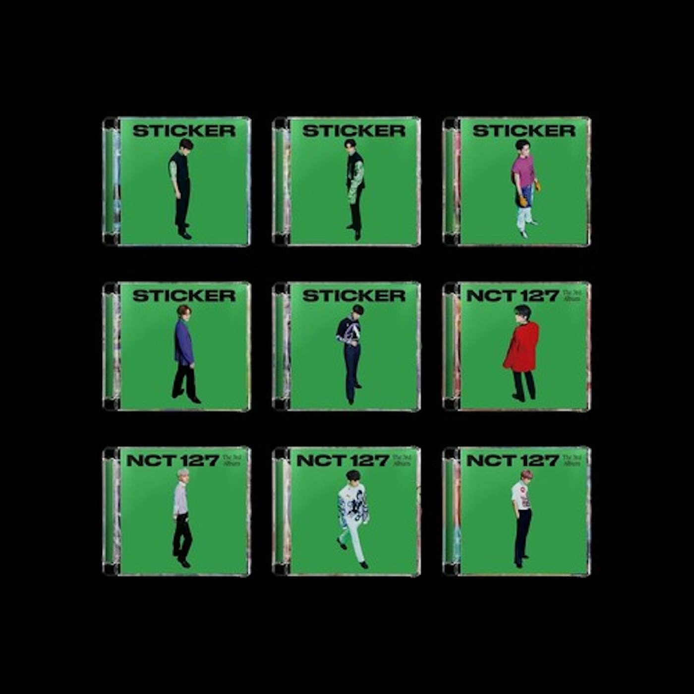 NCT 127 3RD ALBUM STICKER (JEWEL CASE VER) (RANDOM COVER) CD