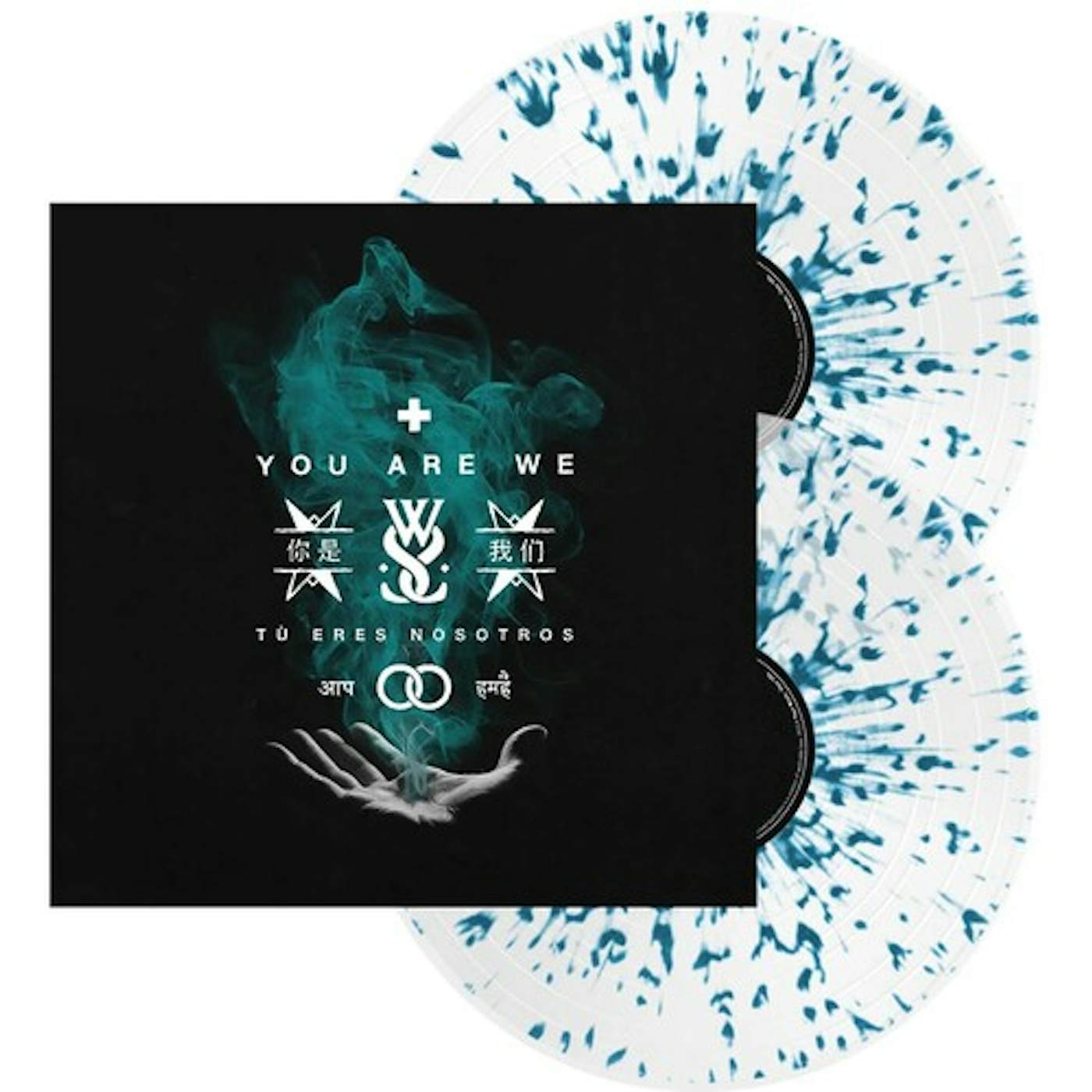 While She Sleeps YOU ARE WE (CLEAR & SEA BLUE SPLATTER VINYL) Vinyl Record