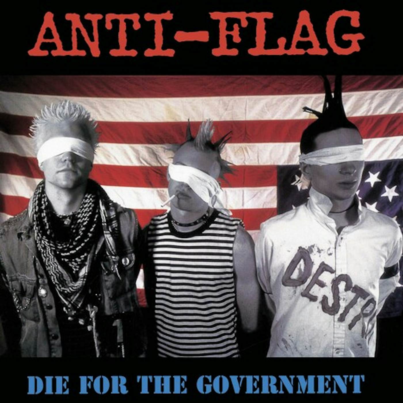 Anti-Flag DIE FOR THE GOVERNMENT (RED WHITE & BLUE SPLATTER) Vinyl Record