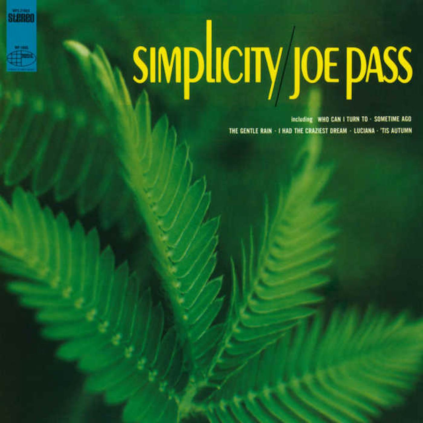 Joe Pass SIMPLICITY CD