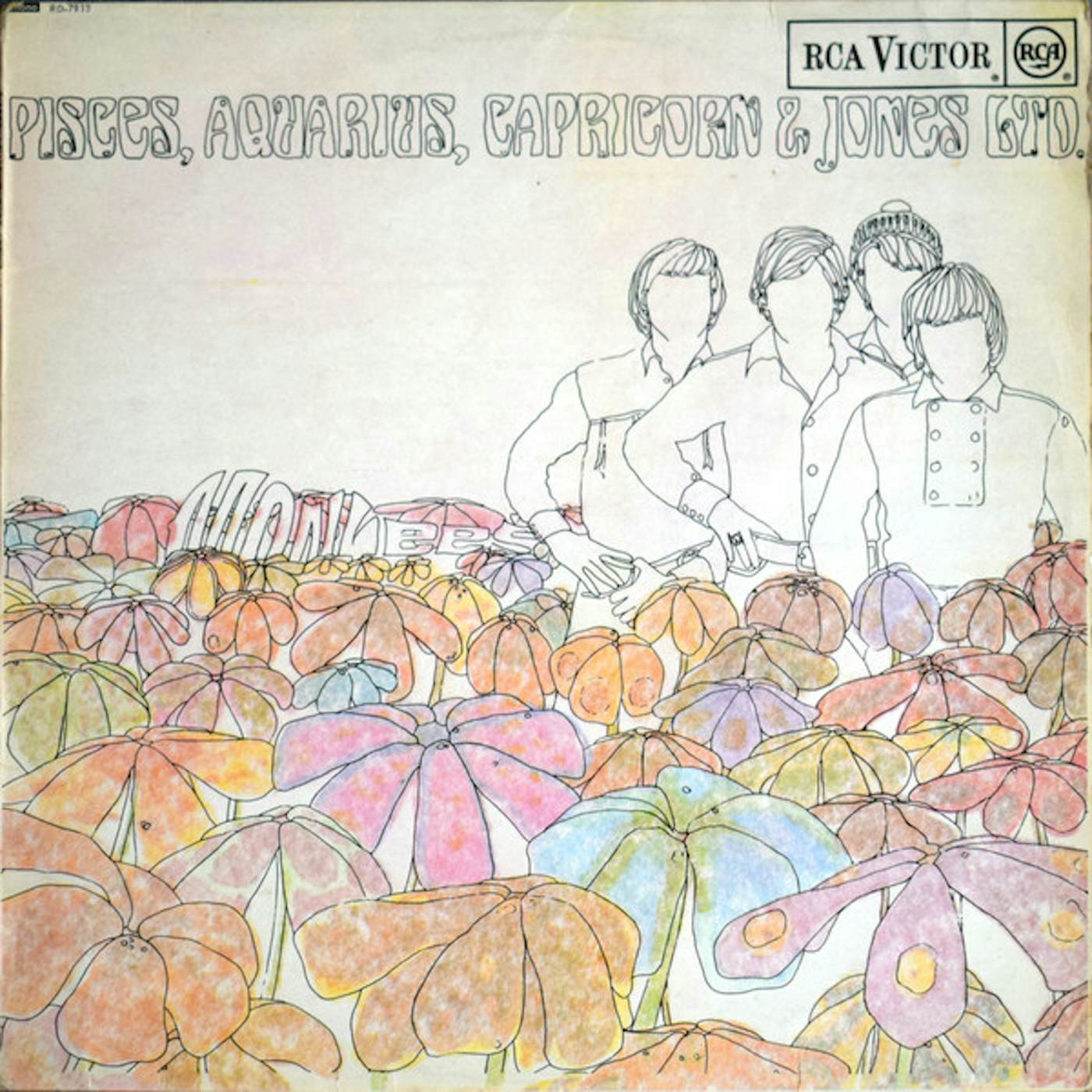 The Monkees PISCES, AQUARIUS, CAPRICORN & JONES LTD. (TURQUOISE AQUA VINYL/LIMITED ANNIVERSARY EDITION) Vinyl Record