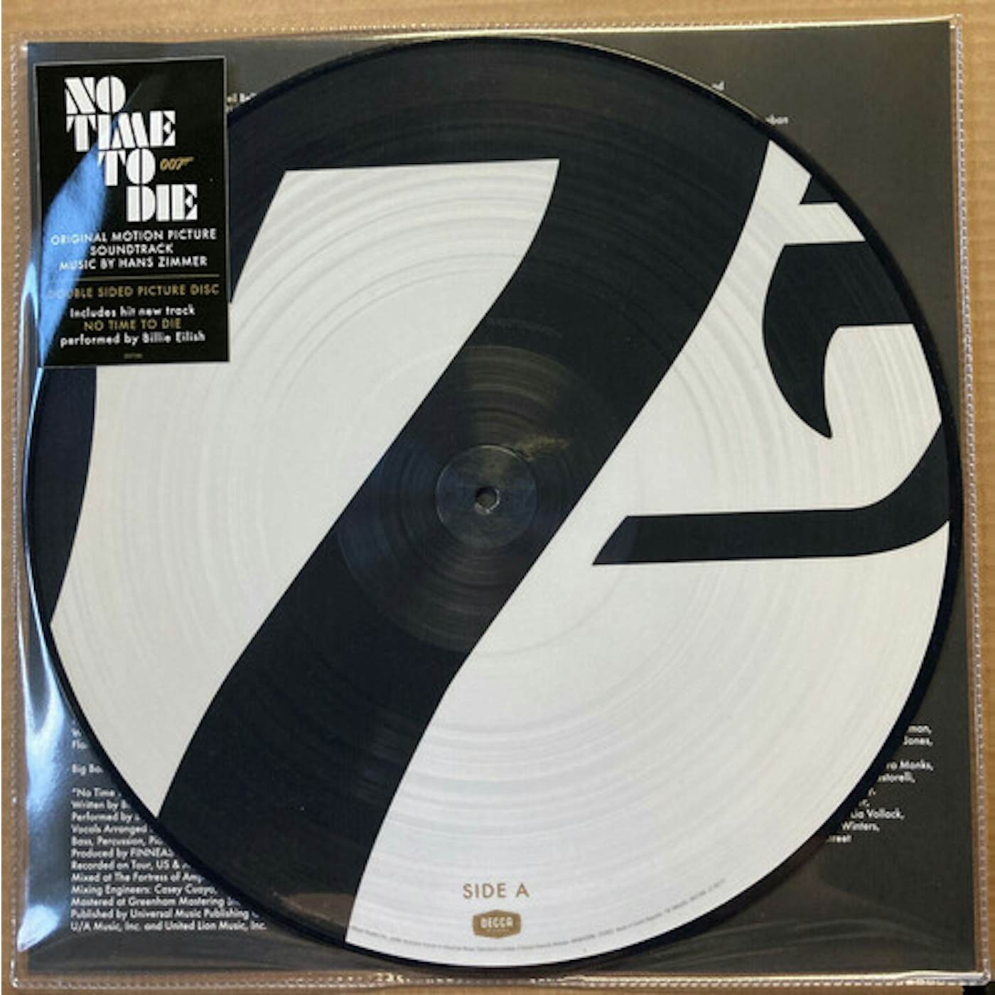 Hans Zimmer NO TIME TO DIE / Original Soundtrack (007 SYMBOL VERSION) Vinyl Record