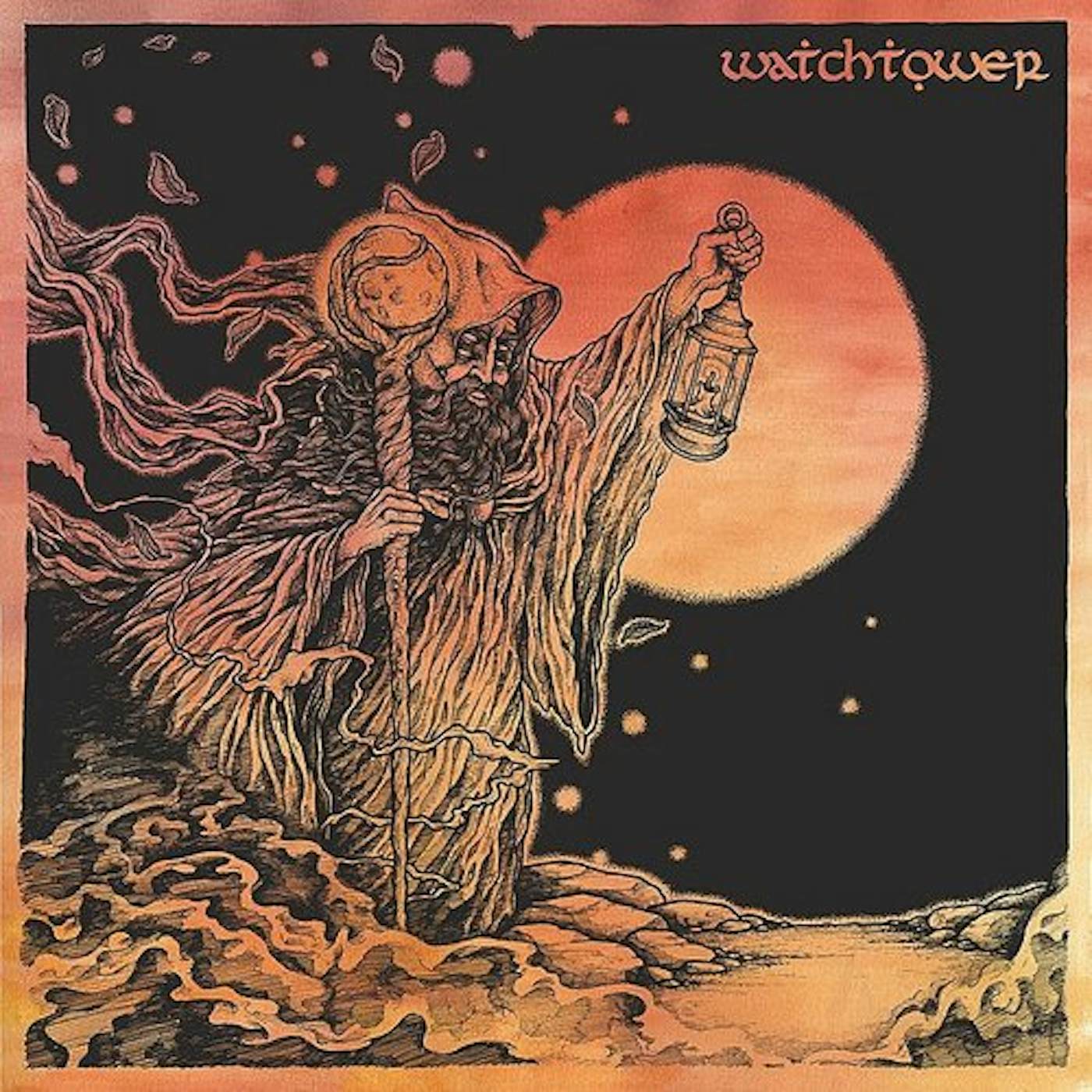 Watchtower RADIANT MOON (WHITE WITH PINK SPLATTER) Vinyl Record