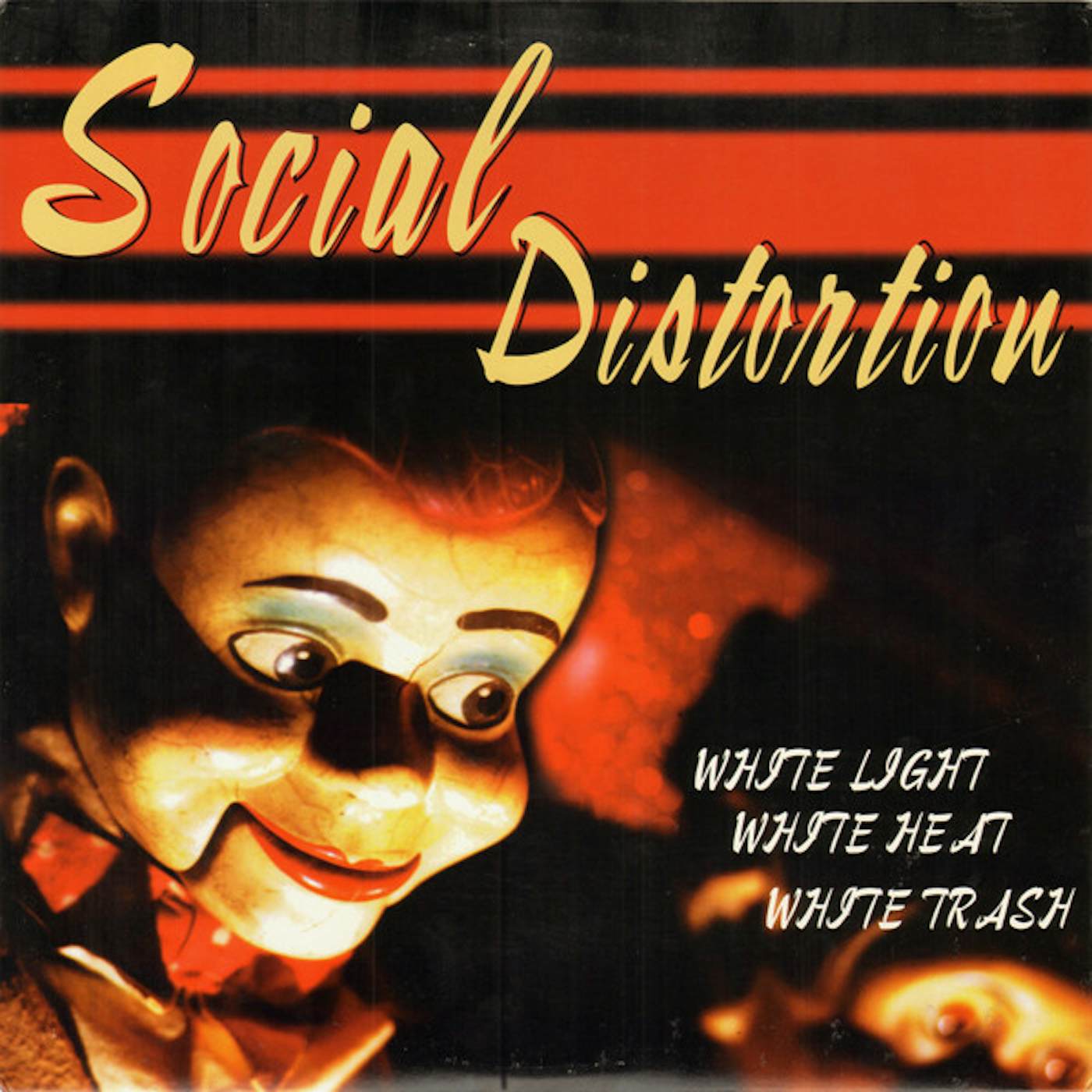 Social Distortion WHITE LIGHT WHITE HEAT WHITE TRASH (180G/SILVER & BLACK MARBLED VINYL) Vinyl Record