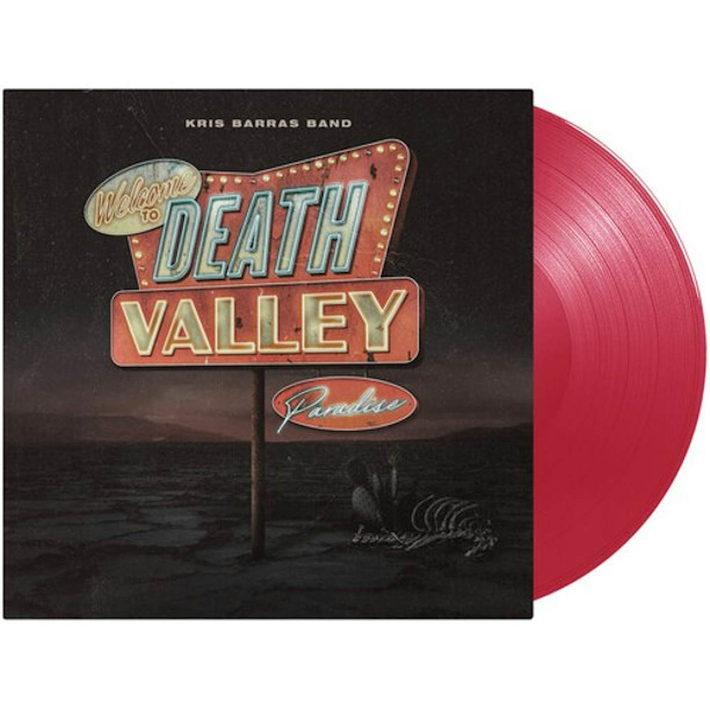 Kris Barras Band DEATH VALLEY PARADISE (TRANSPARENT RED VINYL) Vinyl Record