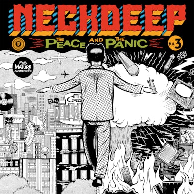 Neck Deep THE PEACE & THE PANIC (ORANGE VARIANT) Vinyl Record