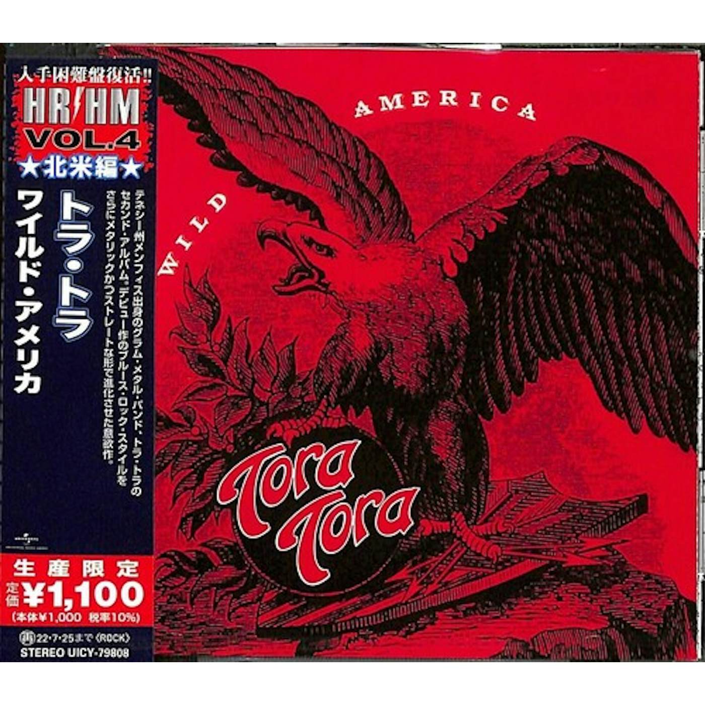 Tora Tora WILD AMERICA CD