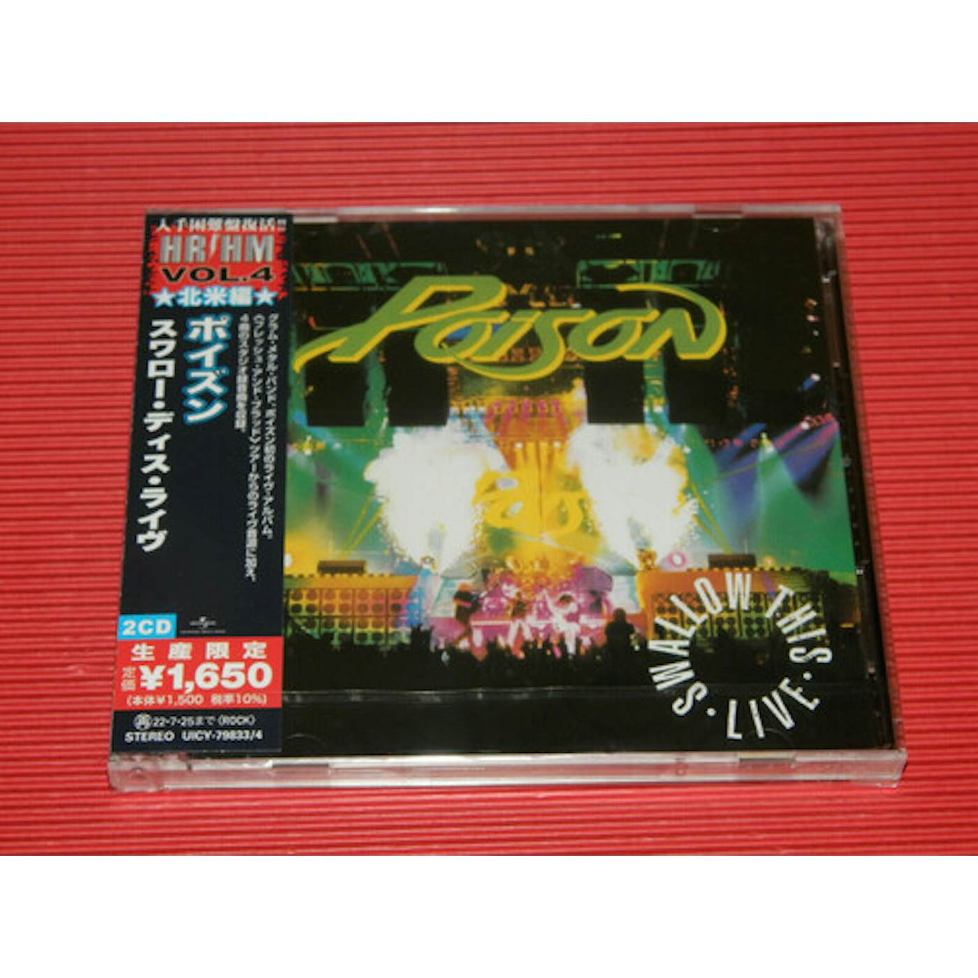 Poison SWALLOW THIS LIVE CD