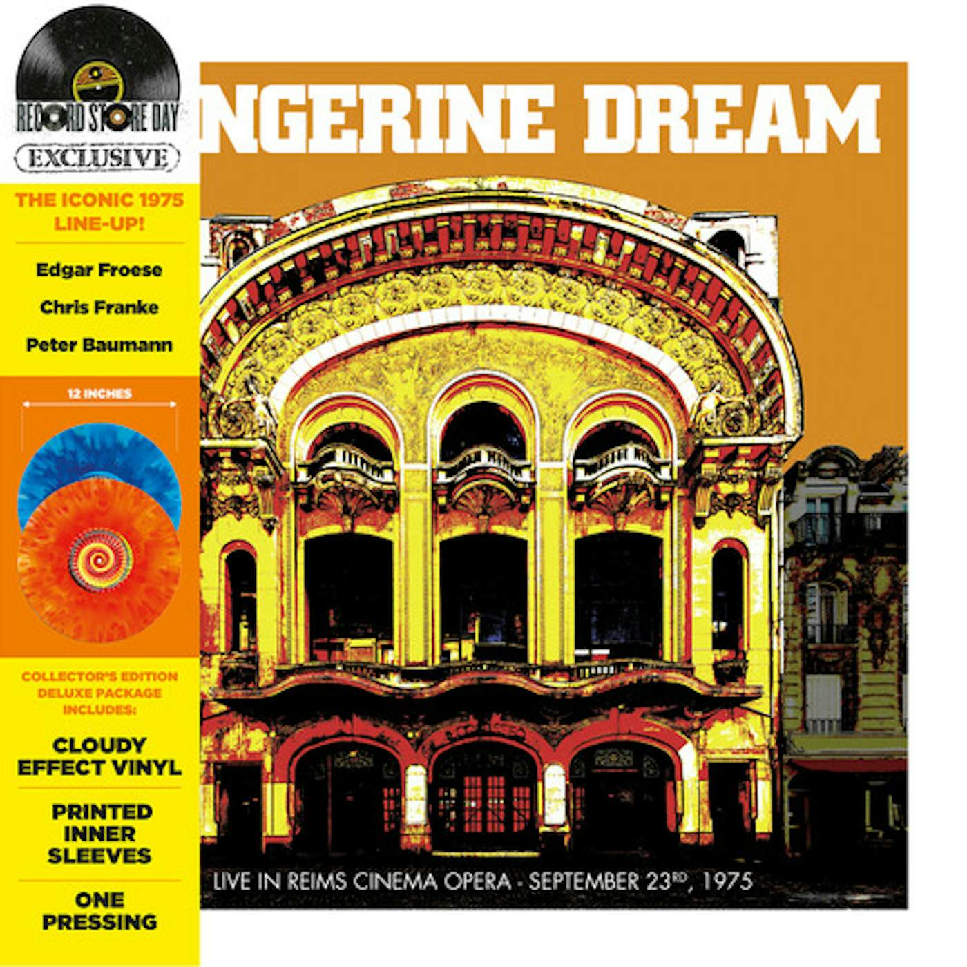 Tangerine Dream LIVE AT REIMS CINEMA OPERA (SEPT. 23RD 1975) Vinyl Record