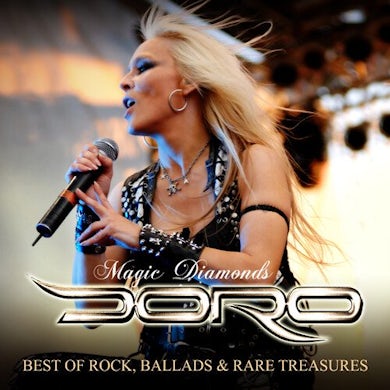 Doro Magic Diamonds - Best Of Rock (CLEAR) Vinyl Record