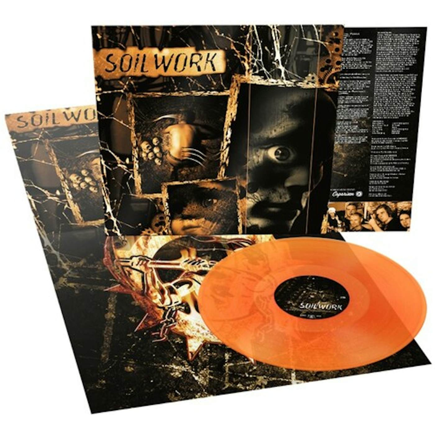 Soilwork Predator's Portrait (Orange) Vinyl Record