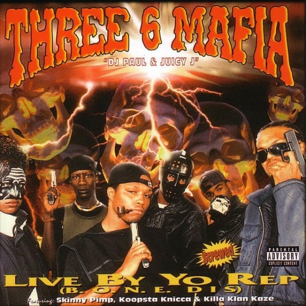 Three 6 Mafia LIVE BY YO REP Vinyl Record