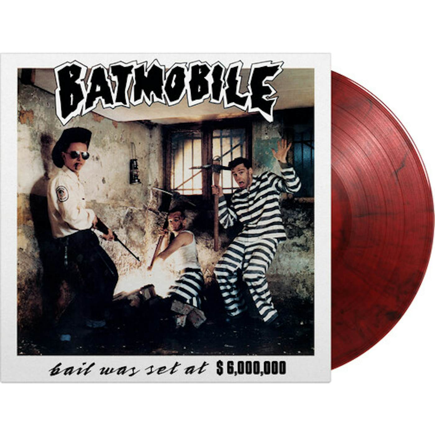 Batmobile Bail Was Set At $6,000,000 (Red & Black Marbled) Vinyl Record
