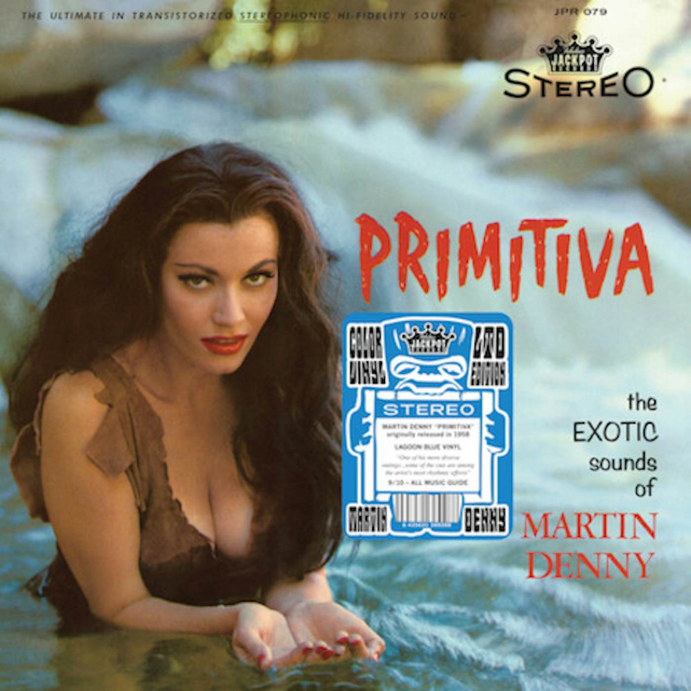 Martin Denny PRIMITIVA (OCEAN BLUE VINYL) Vinyl Record
