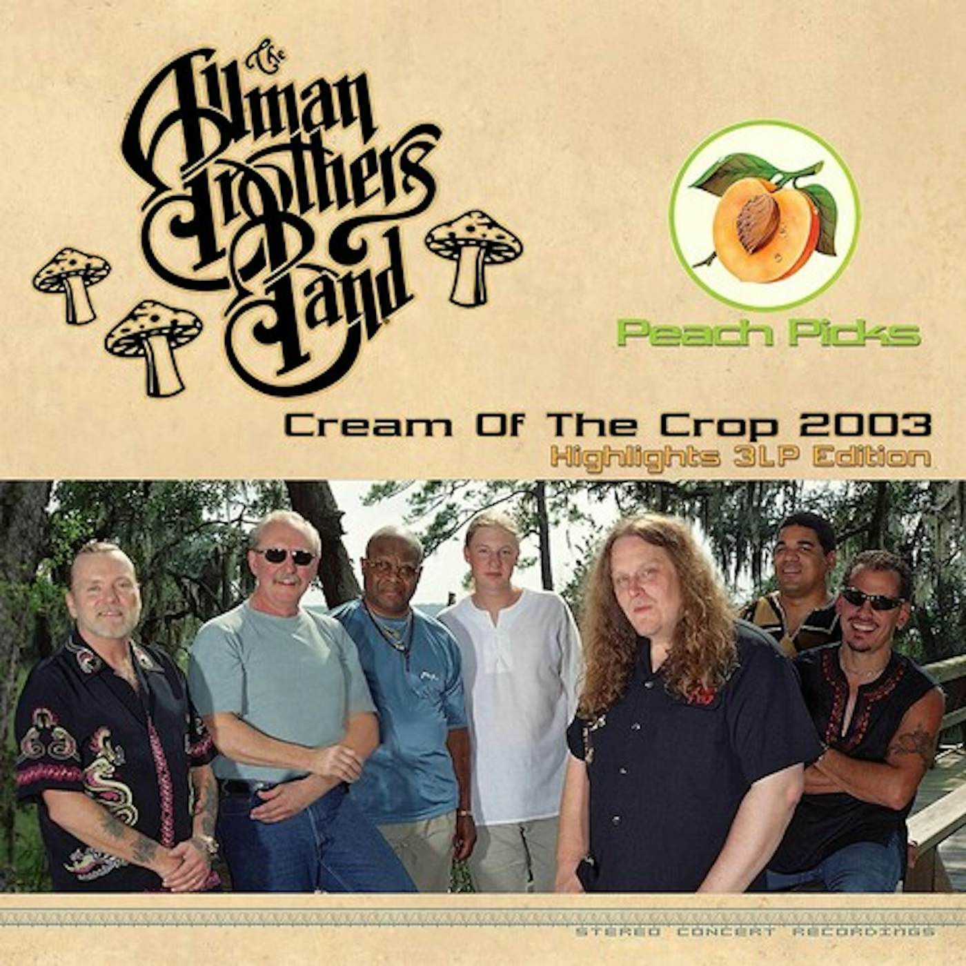 Allman Brothers Band Cream Of The Crop 2003 - Highlights Vinyl Record