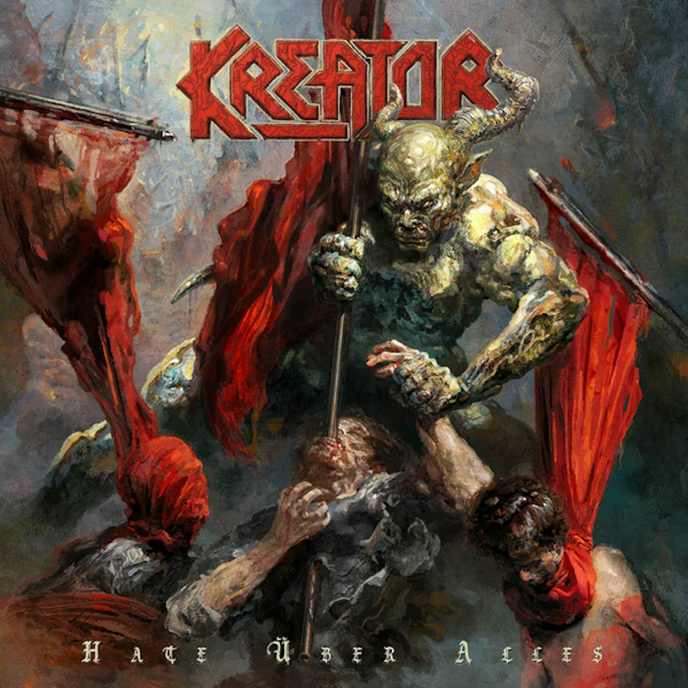 Kreator Hate Uber Alles (Trifold, Double Black w/ Etching) Vinyl Record