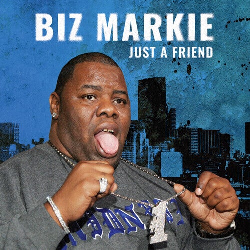 Biz Markie JUST A FRIEND Vinyl Record - Blue Vinyl