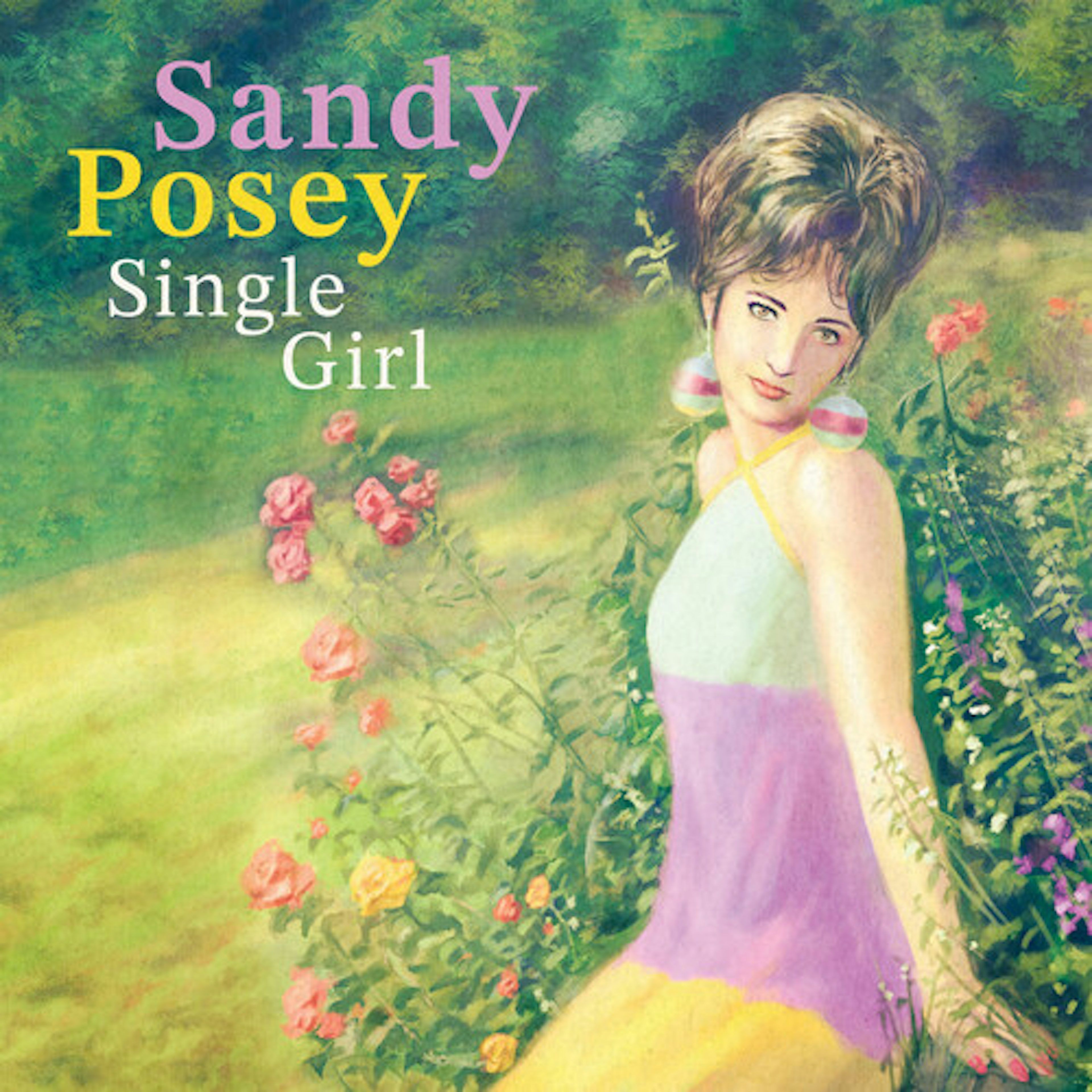 Sandy Posey Single Girl Pink Vinyl Record