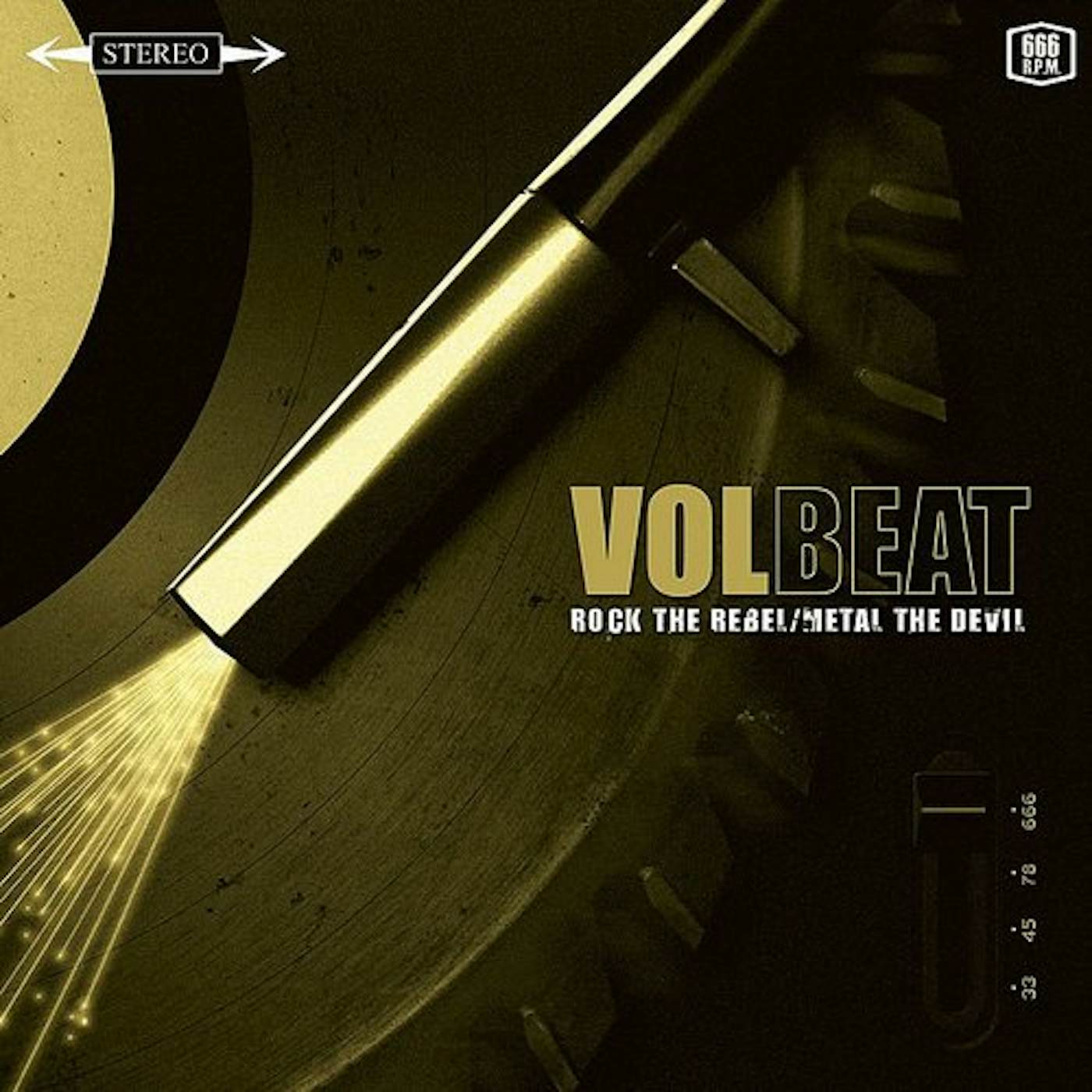 Volbeat ROCK THE REBEL/METAL THE DEVIL (GLOW IN THE DARK) 180G Vinyl Record