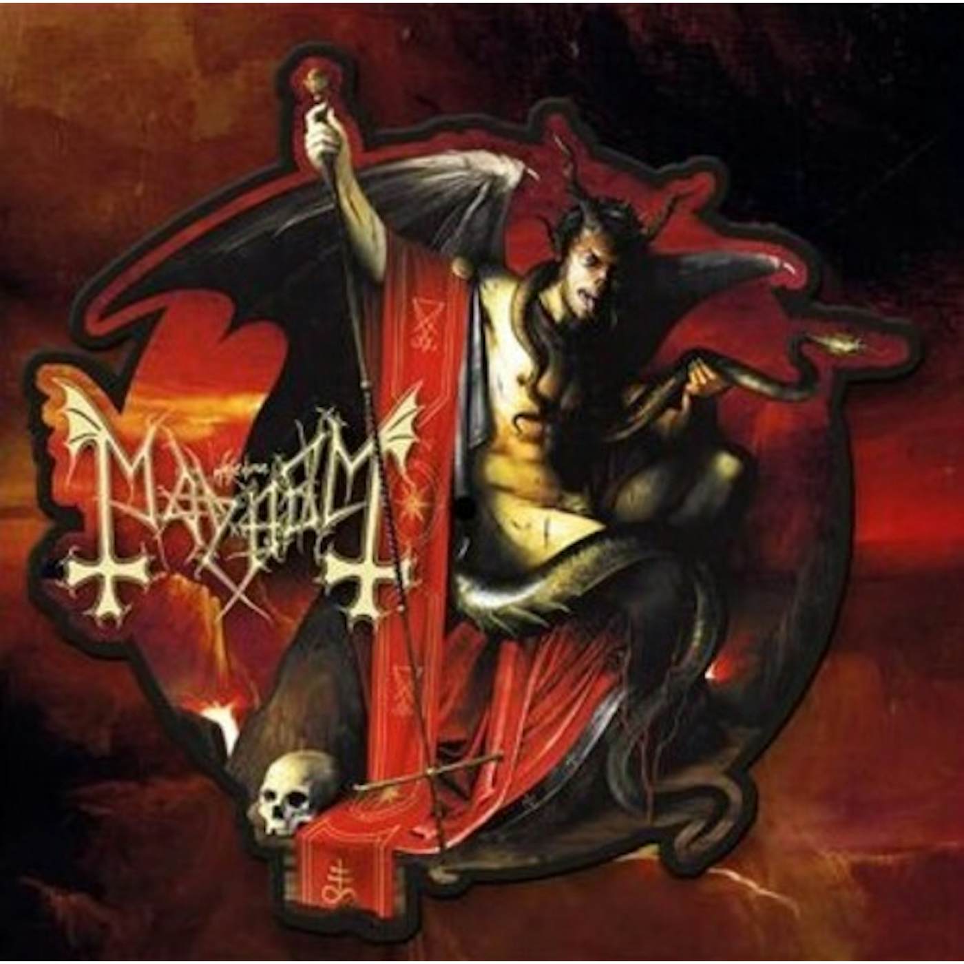 Mayhem BAD BLOOD (SHAPED PICTURE DISC) Vinyl Record