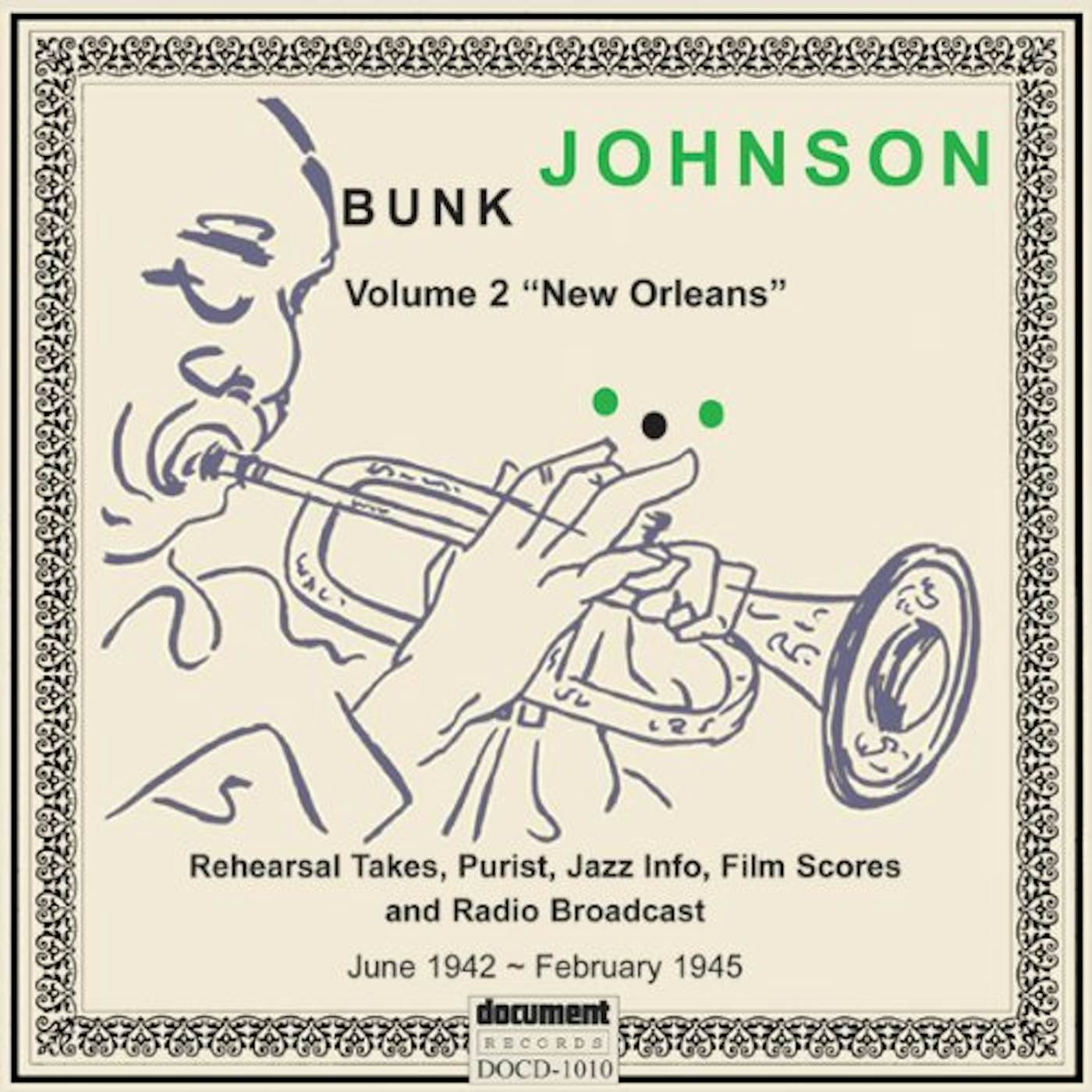 Bunk Johnson NEW ORLEANS (1942-1945) CD