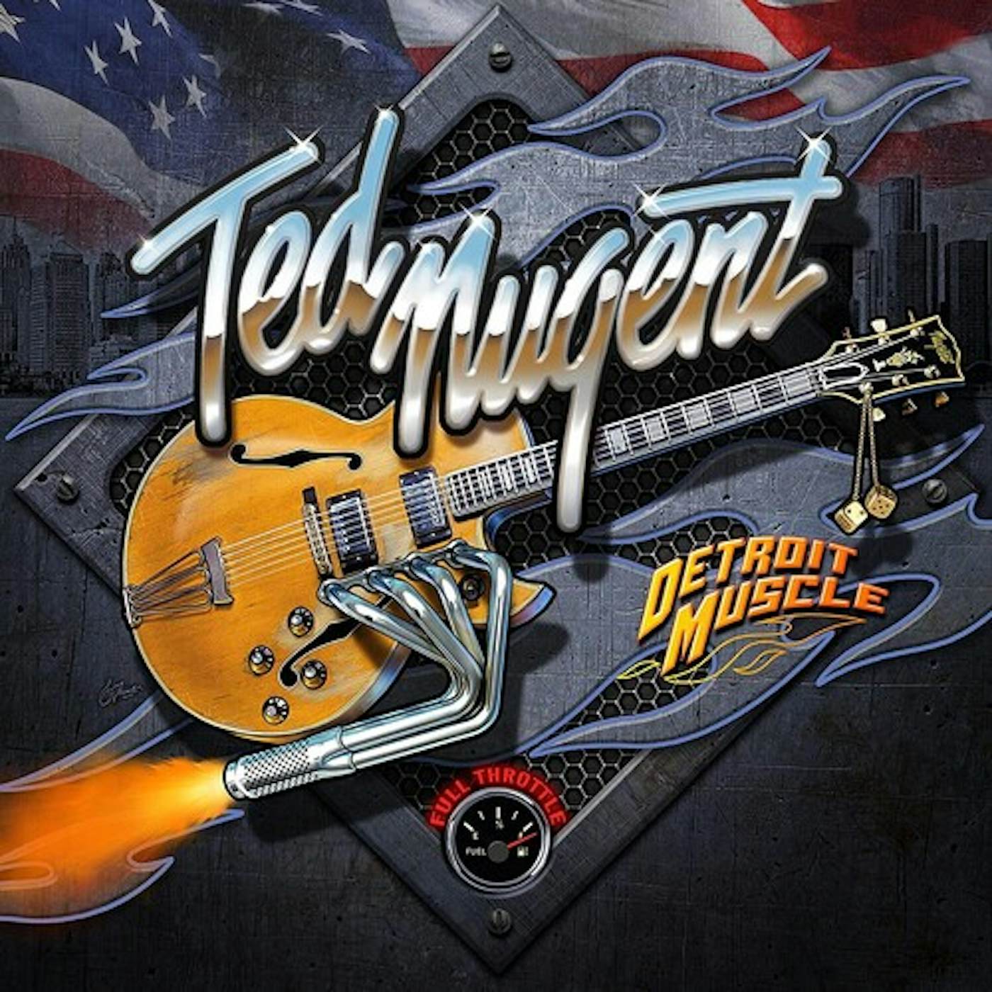 Ted Nugent Detroit Muscle Vinyl Record