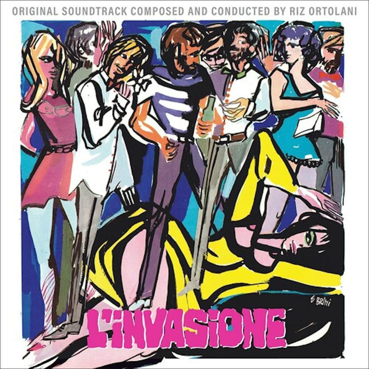 Riz Ortolani L'INVASIONE / Original Soundtrack Vinyl Record